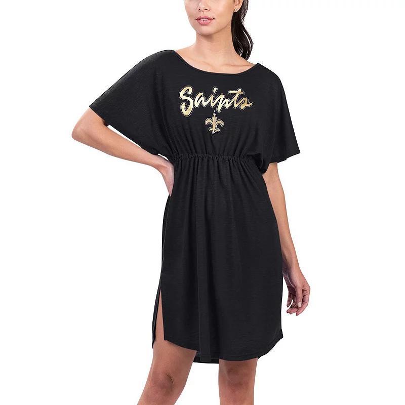 Womens G-III 4Her by Carl Banks Black Las Vegas Raiders Versus Swim Coverup Product Image