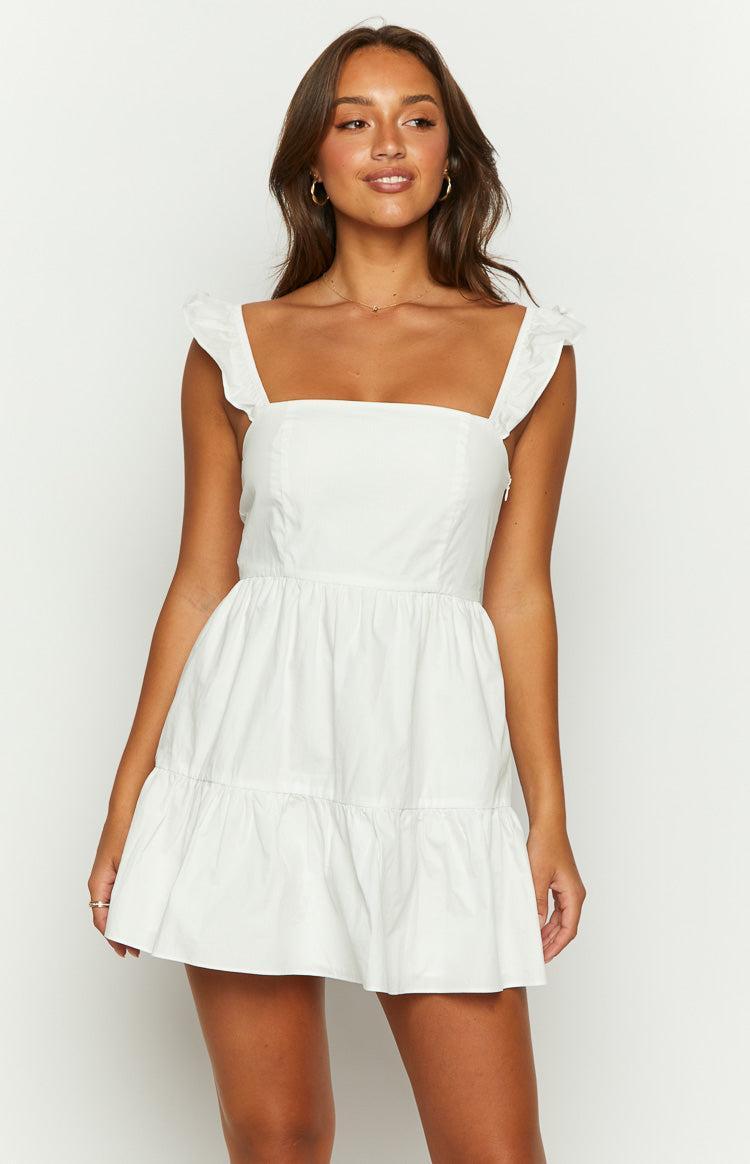 Adair White Mini Dress Product Image