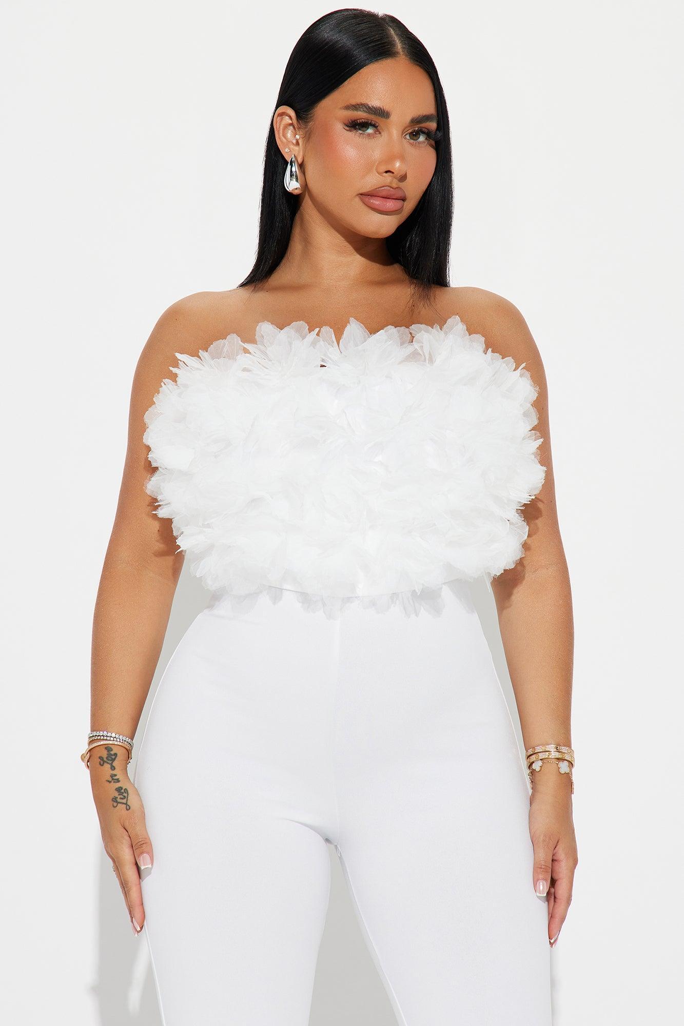 Used To Have Me Jumpsuit - Ivory Product Image