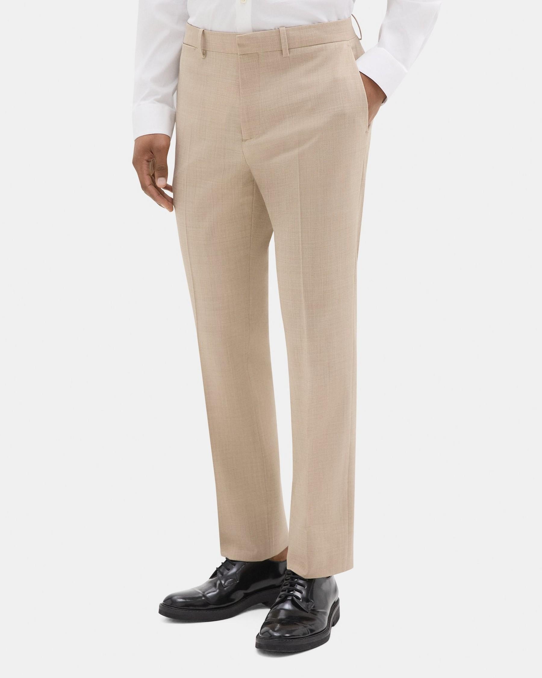 Slim-Fit Suit Pant in Wool-Blend Mélange Product Image