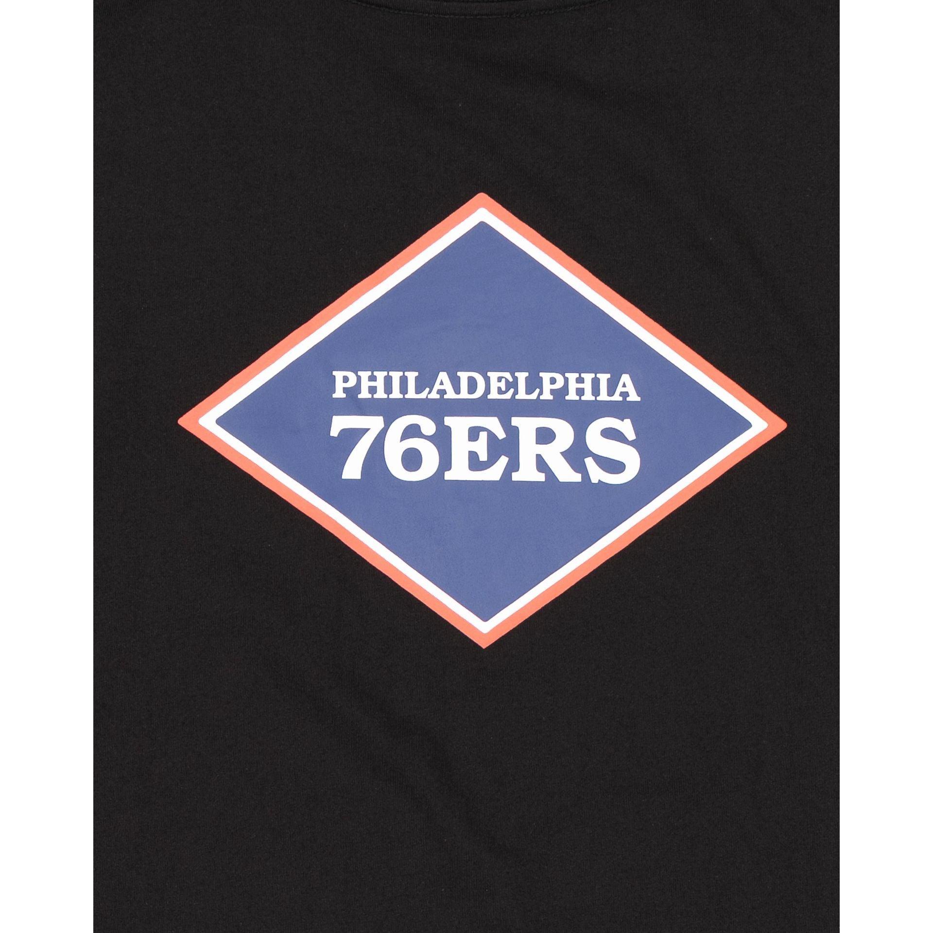 Philadelphia 76ers 2023 City Edition Black T-Shirt Male Product Image