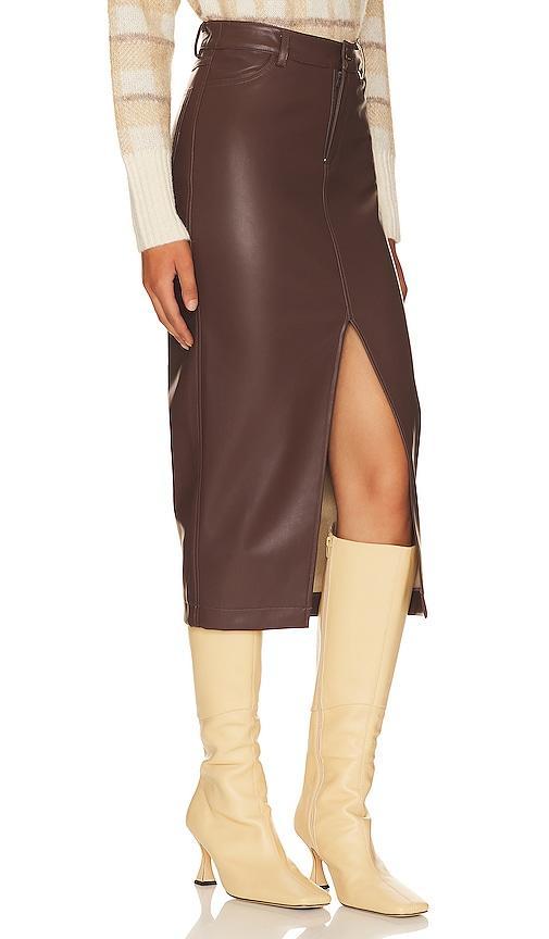 HEARTLOOM Jae Faux Leather Skirt Size M, S, XL, XS. Product Image