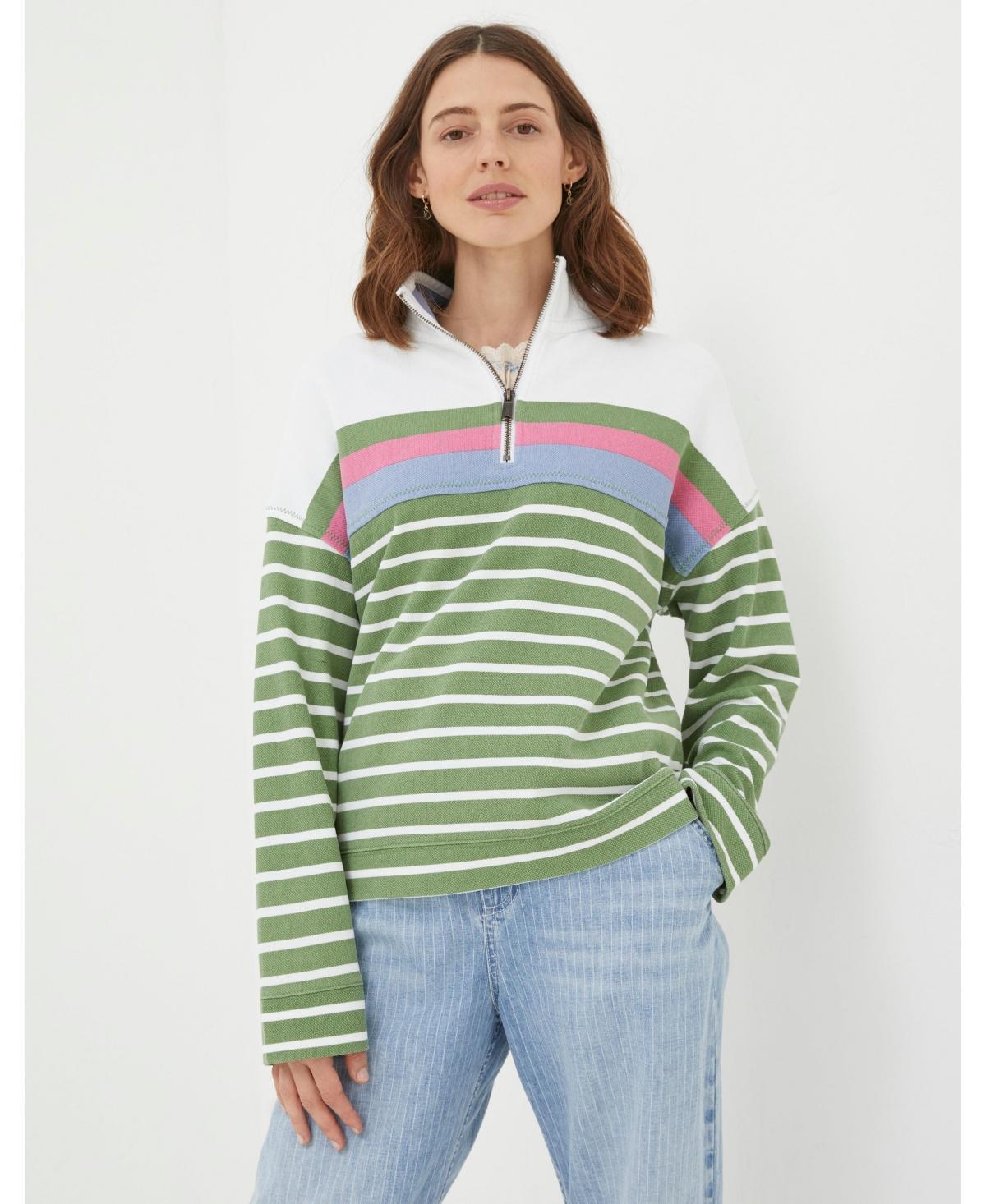 Fat Face Womens Relaxed Airlie Stripe Sweatshirt Product Image