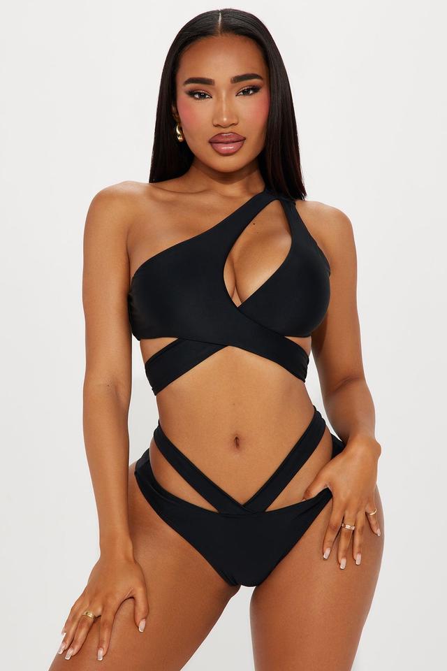 Summer Afternoon Strappy 2 Piece Bikini - Black Product Image