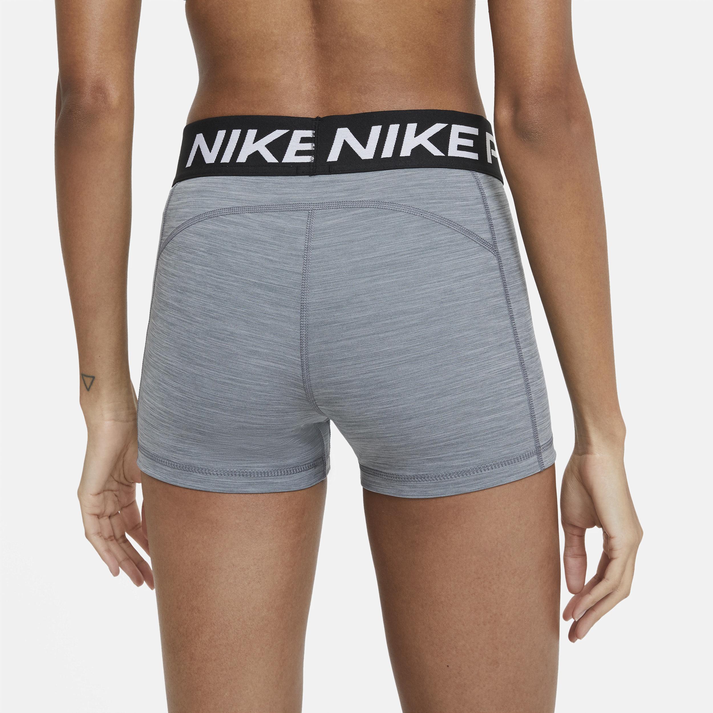 Nike Womens Nike Pro 365 3 Shorts - Womens White/Grey Product Image