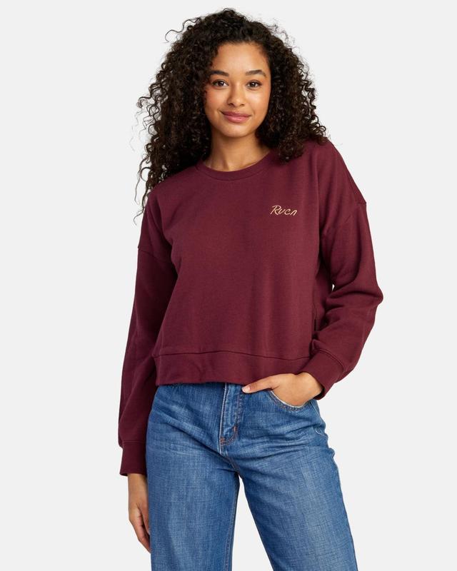 Scrypt Pullover Sweatshirt - Wine Product Image