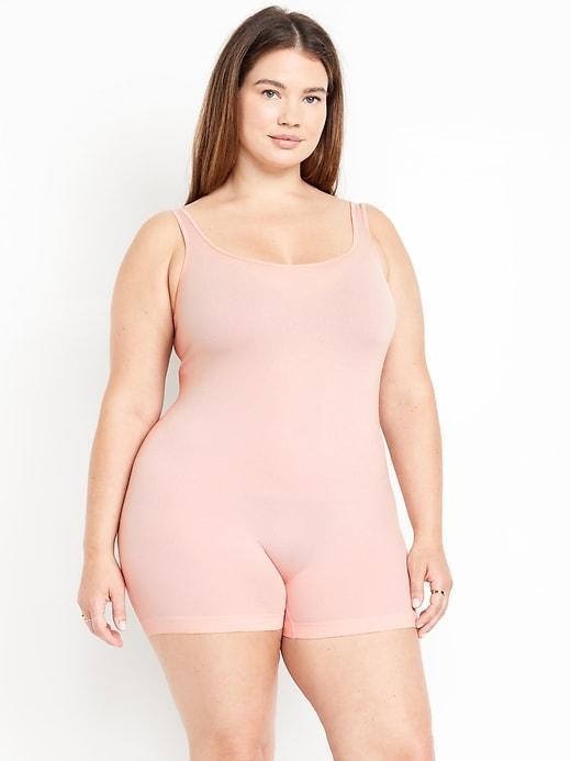 Seamless Ribbed Tank Top Bodysuit Product Image