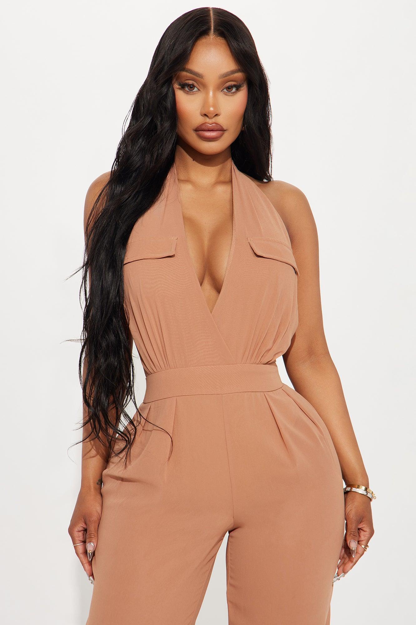 Feelings For You Jumpsuit - Mocha Product Image