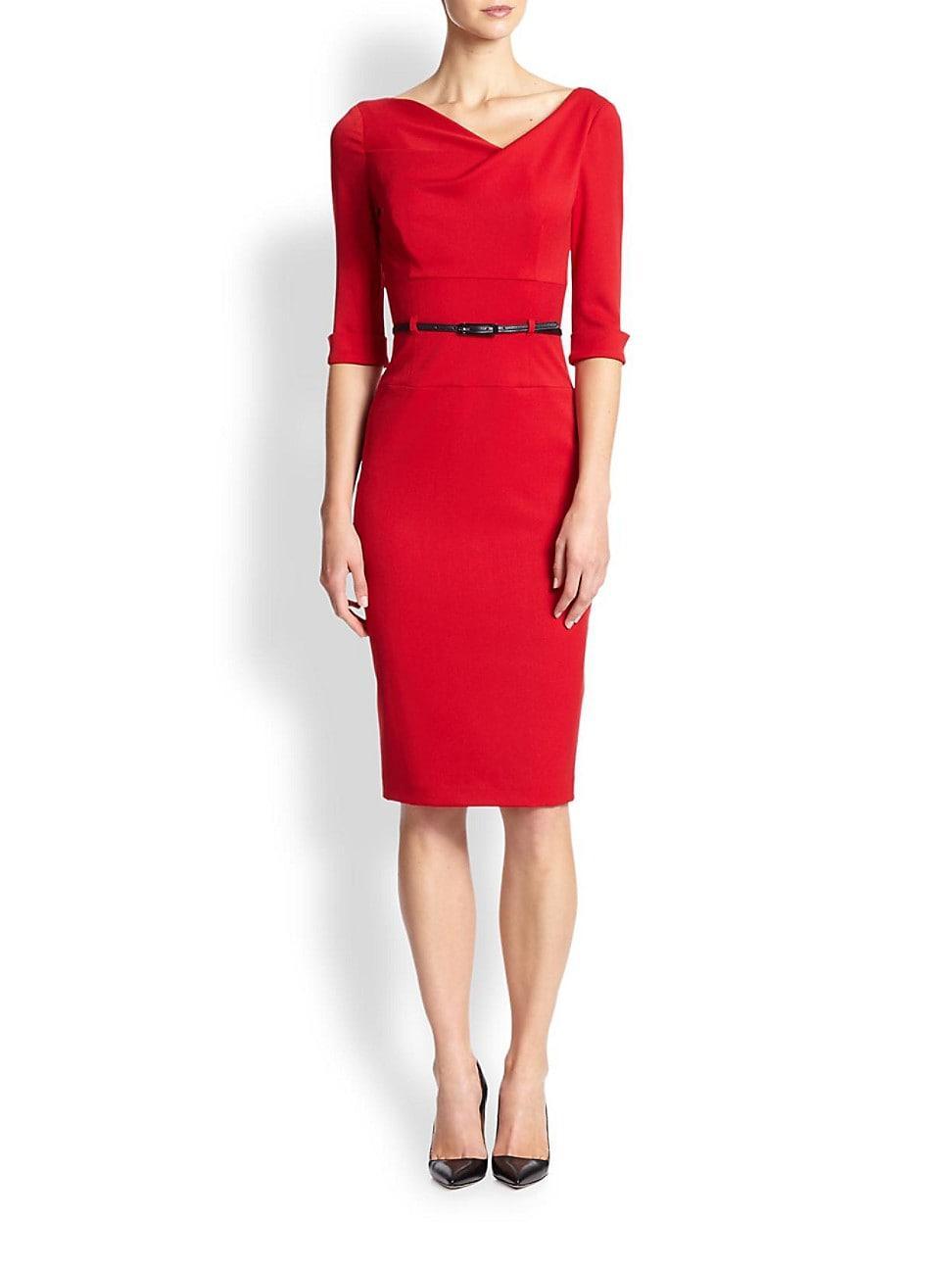 Womens Jackie O Three-Quarter Sleeve Dress Product Image