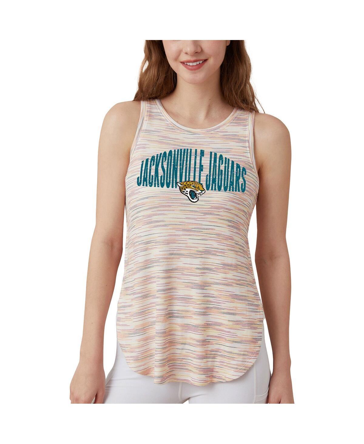 Womens Concepts Sport Jacksonville Jaguars Sunray Multicolor Tri-Blend Tank Top Product Image