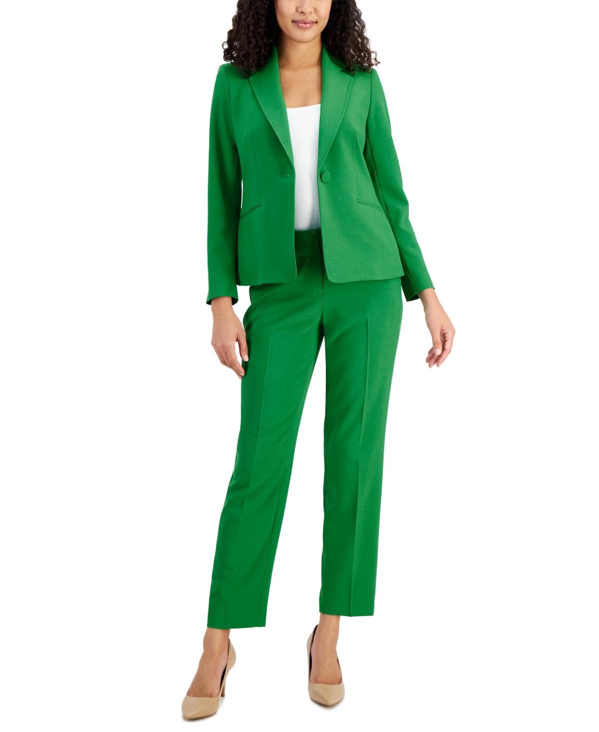 Women's Crepe One-Button Pantsuit, Regular & Petite Sizes Product Image