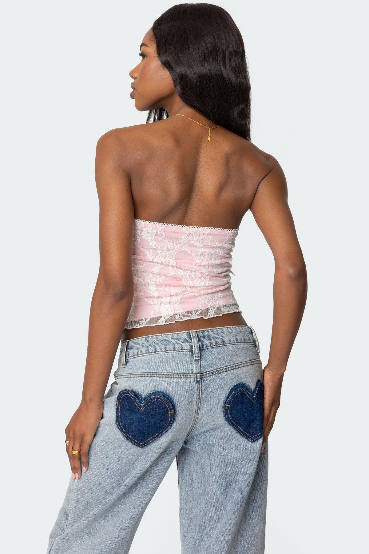 Allison Lace Tube Top Product Image