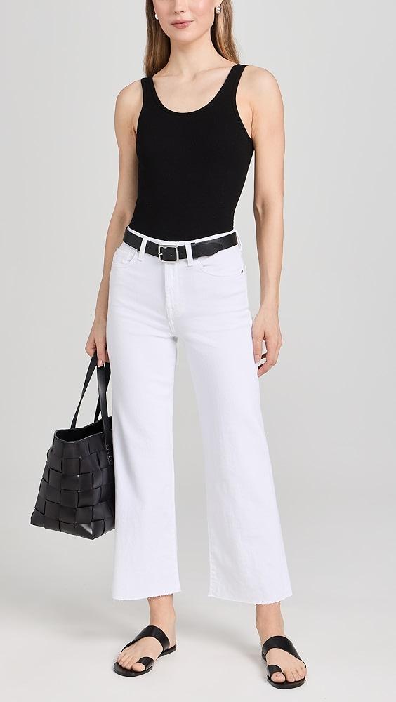 7 For All Mankind Cropped Alexa Jeans With Cut Hem | Shopbop Product Image