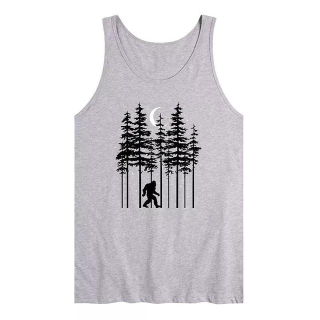 Mens Sasquatch in the Night Woods Tank Top Product Image