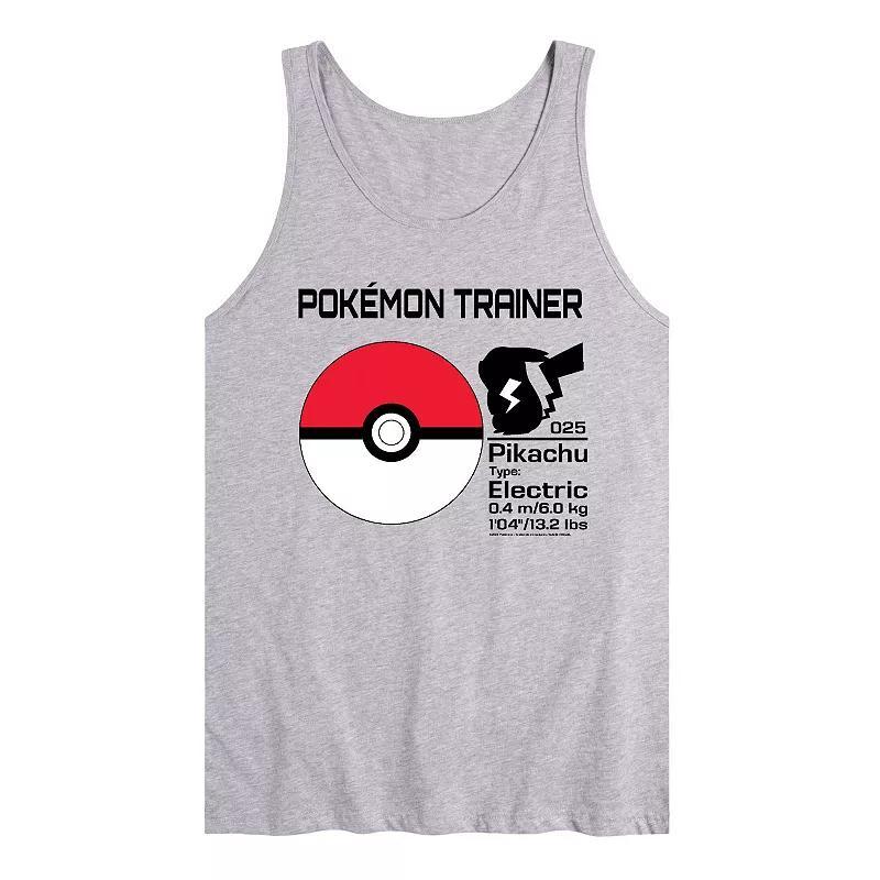 Mens Pokemon Pokeball Trainer Tank Top Product Image