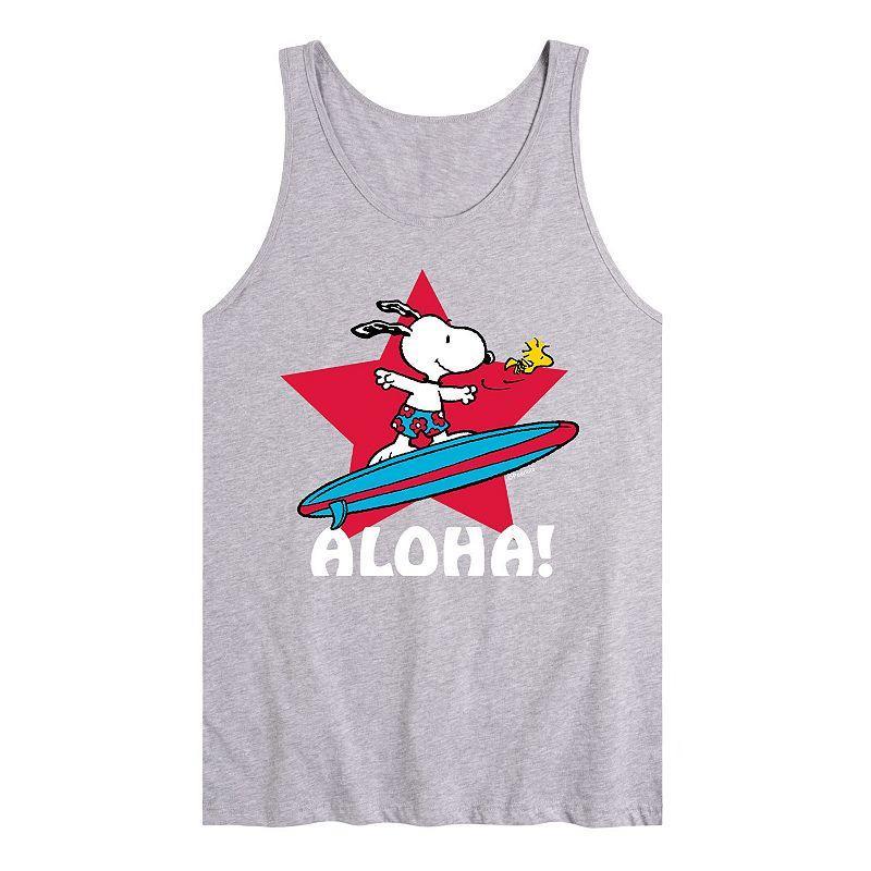 Mens Peanuts Aloha Tank Top Product Image