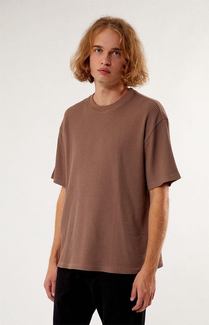 Men's Boxy Waffle T-Shirt Product Image