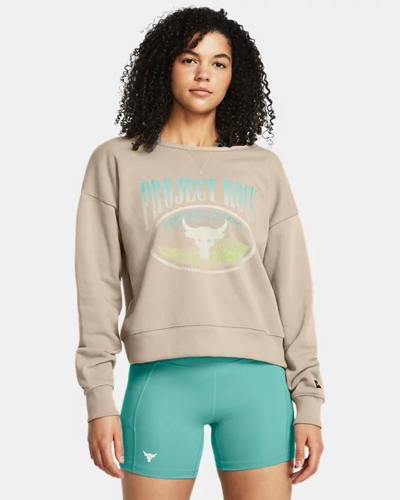 Women's Project Rock Heavyweight Terry Long Sleeve Product Image