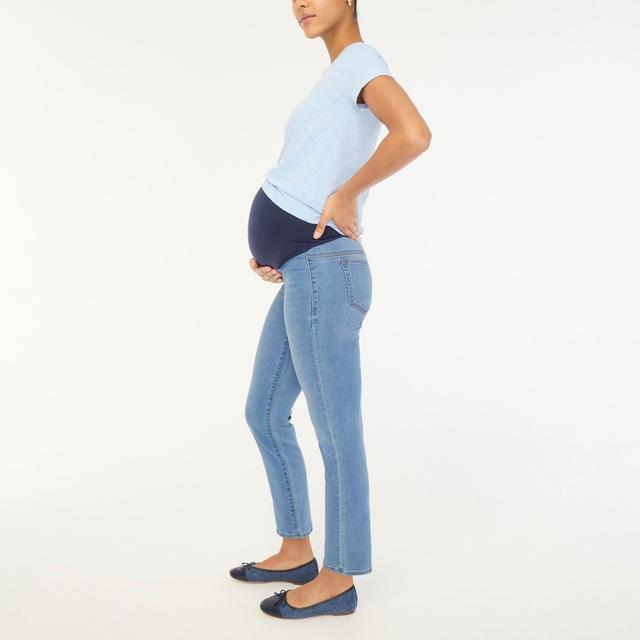 Maternity straight-leg jean in signature stretch Product Image