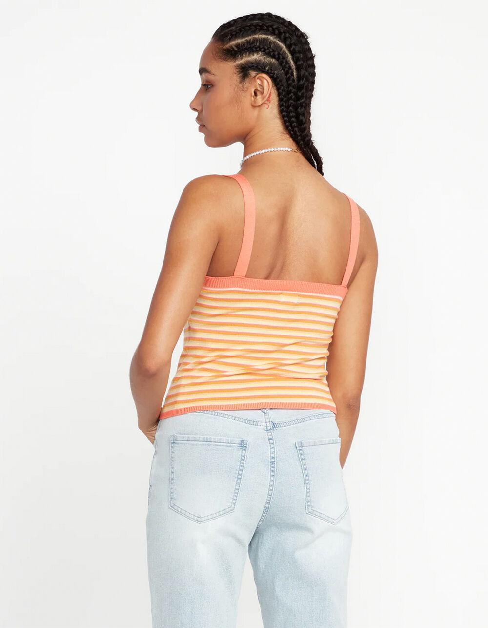 VOLCOM Stripe Rite Womens Sweater Tank Top Product Image