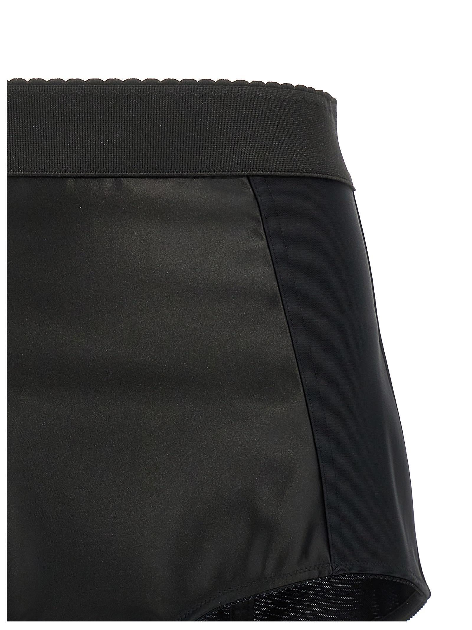 DOLCE & GABBANA Kurze High-waist-shorts In Black Product Image