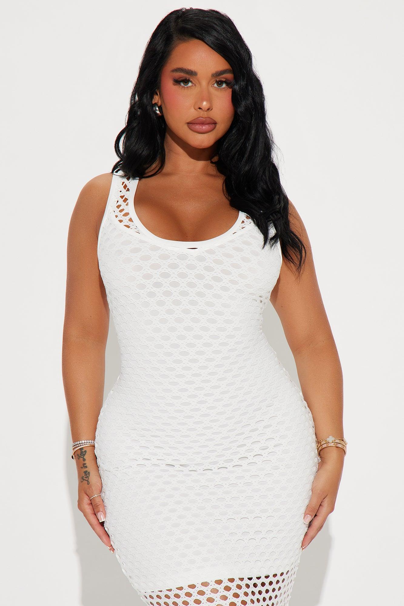 Beach Breeze Maxi Dress - White Product Image