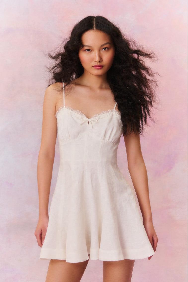 Shai Linen Mini Dress Product Image