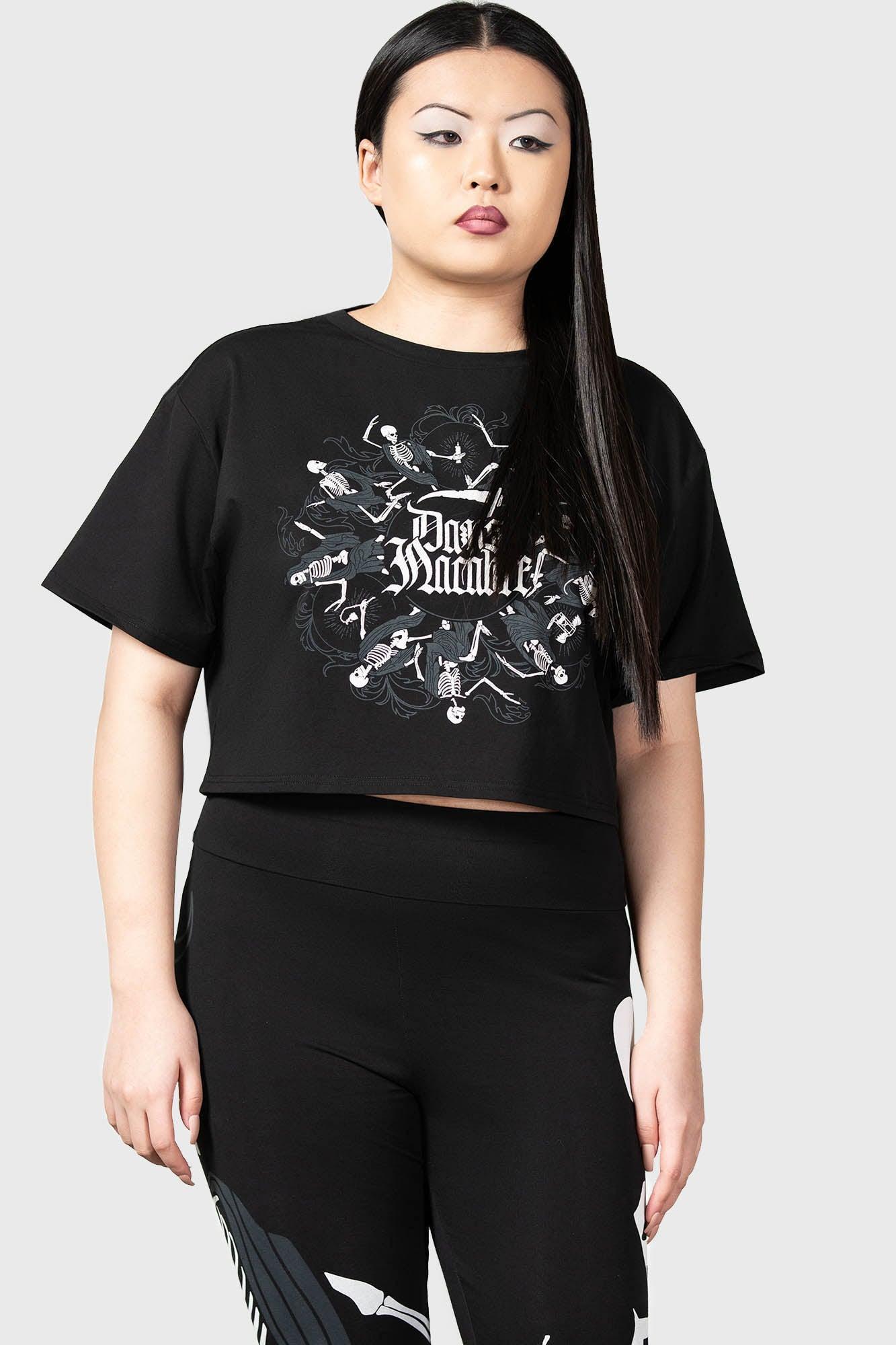 Danse Macabre Crop Top Female Product Image