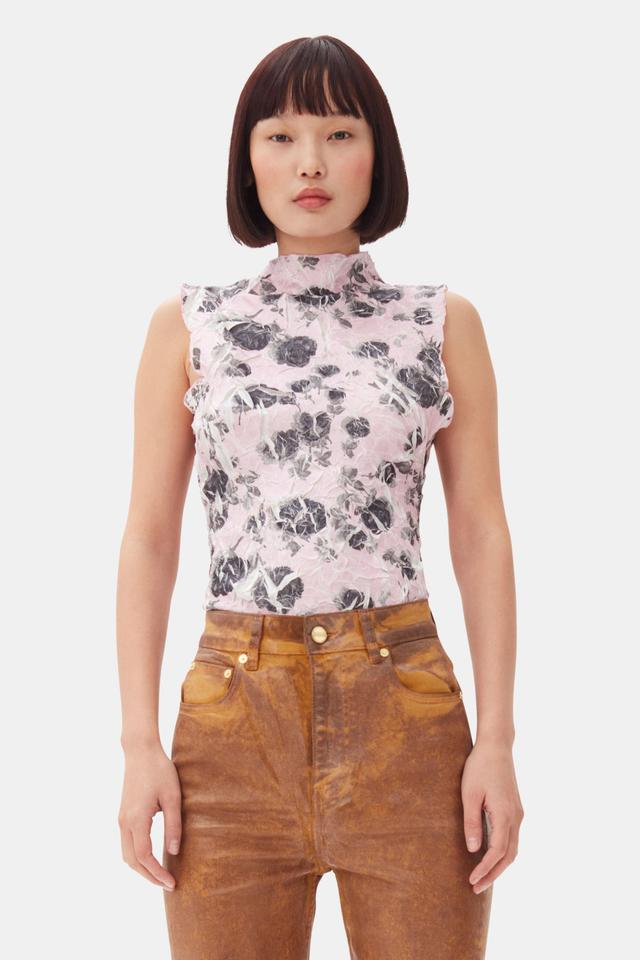 Pink Floral Printed Top Product Image