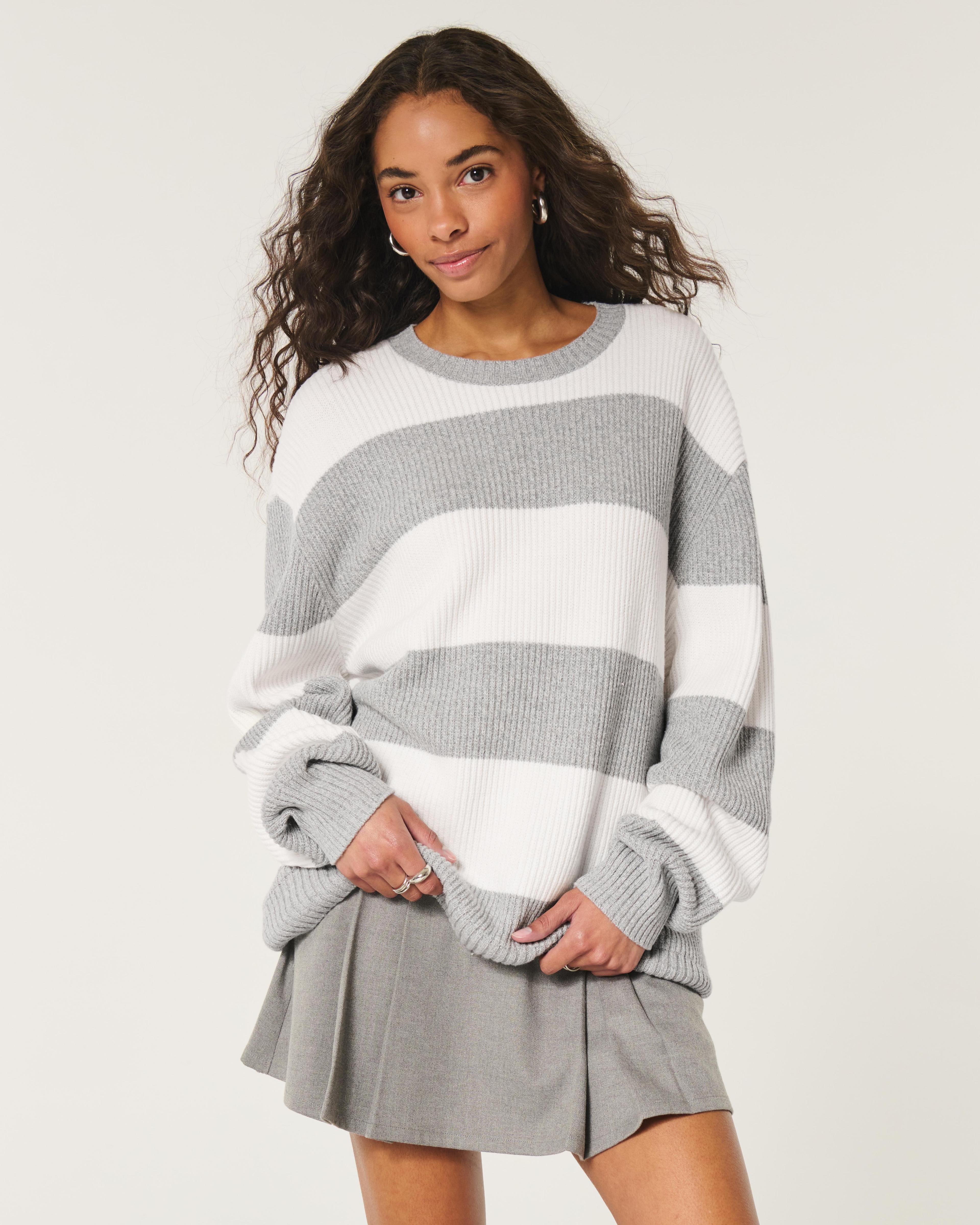 Oversized Crew Sweater Product Image