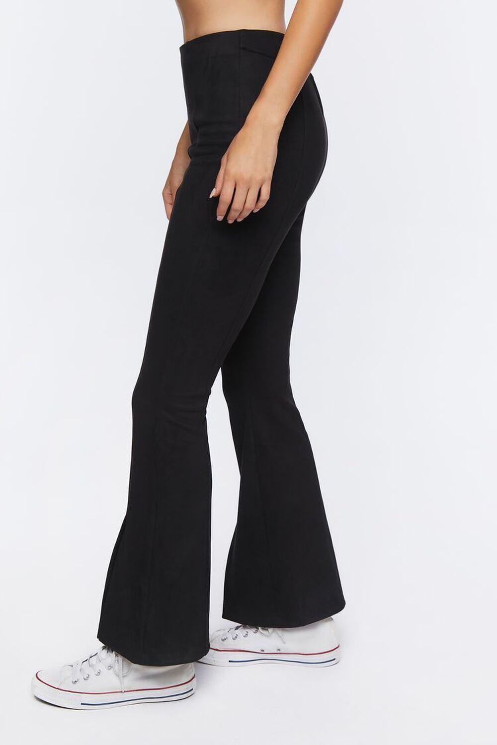 Faux Suede Split-Hem Pants | Forever 21 Product Image