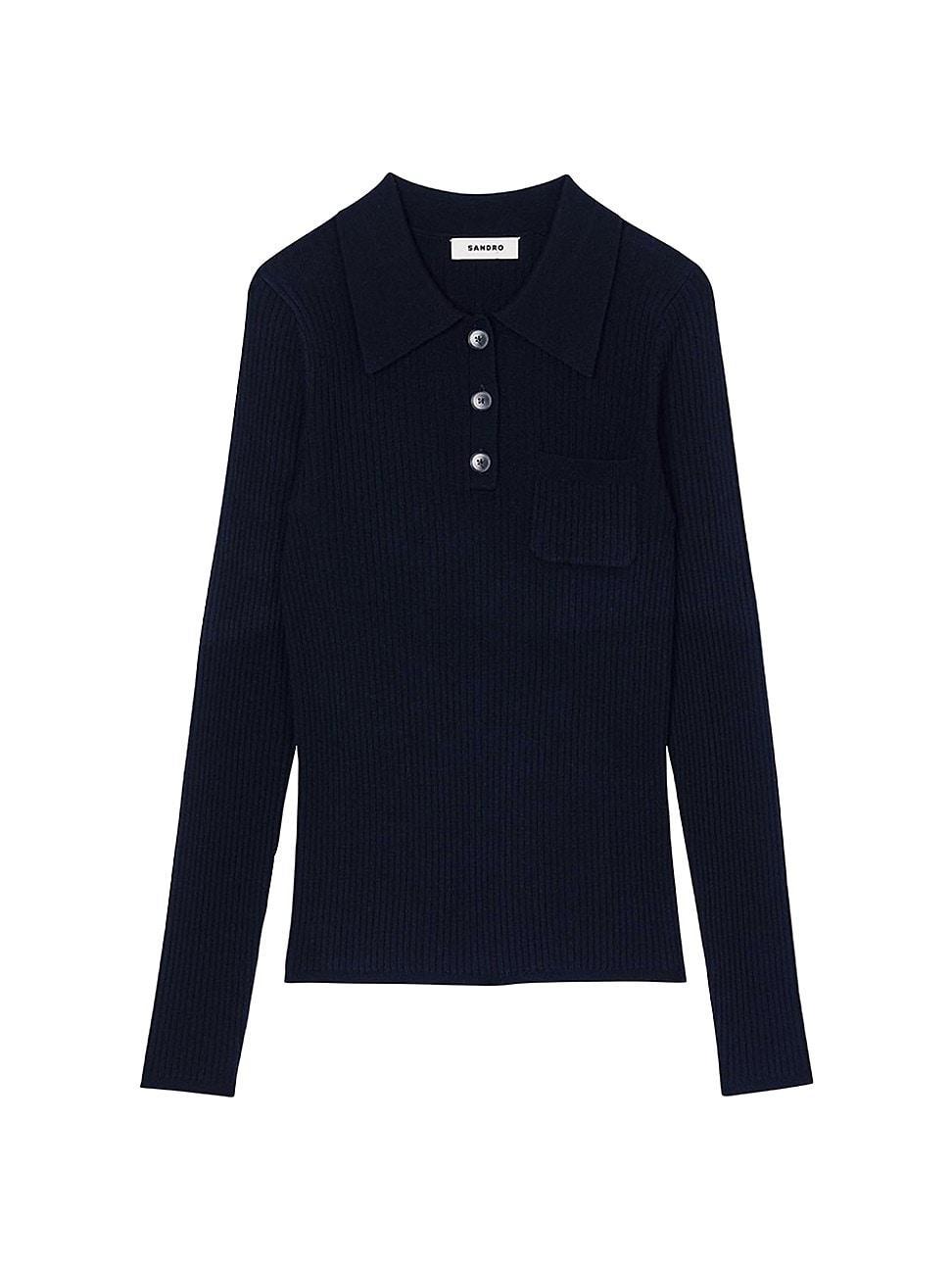 Womens Rib Knit Jumper Product Image