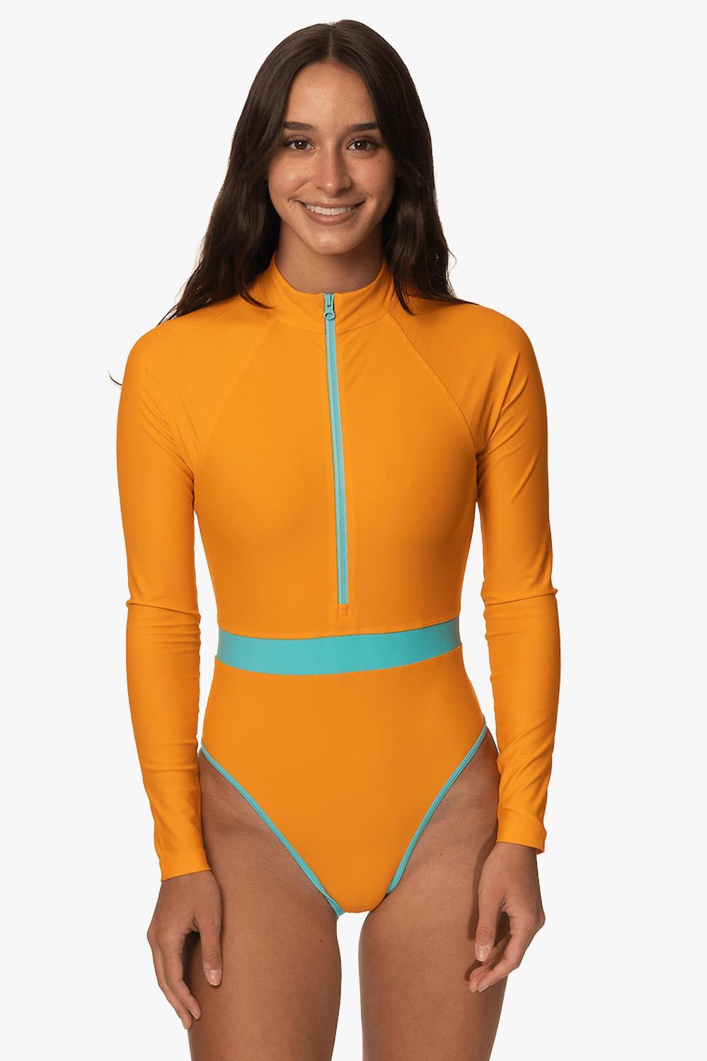 Nazare Long Sleeve Zip-Up Surf One Piece - Harmony Product Image