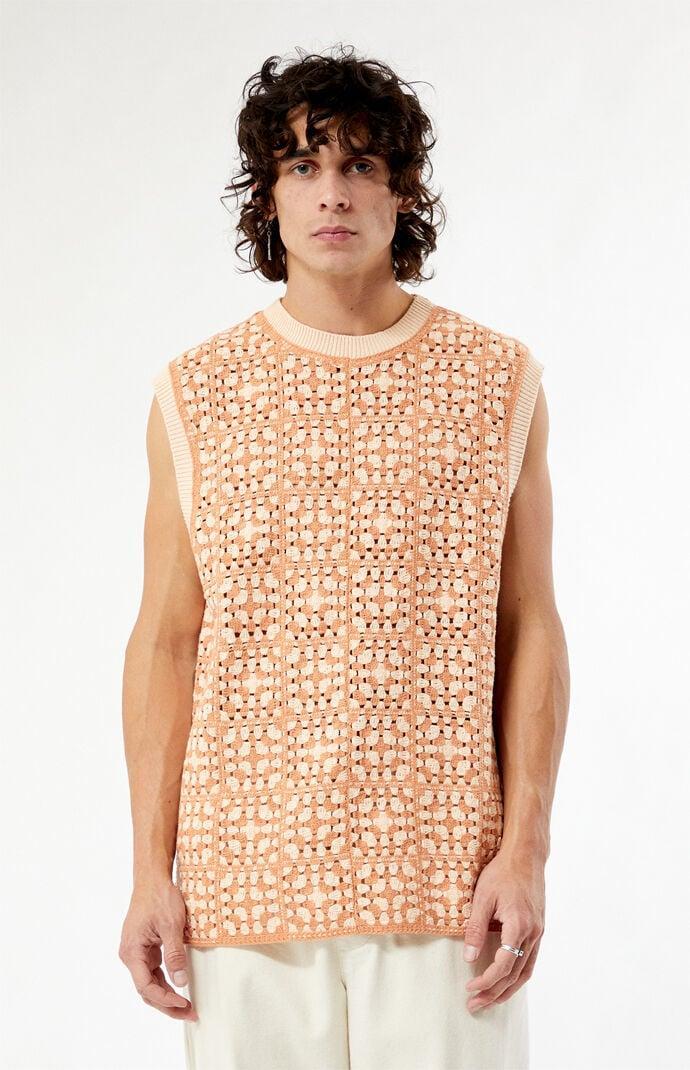 Men's Crochet Vest - Product Image