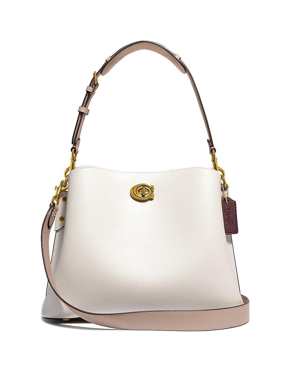 COACH Willow Colorblock Leather Shoulder Bag Product Image