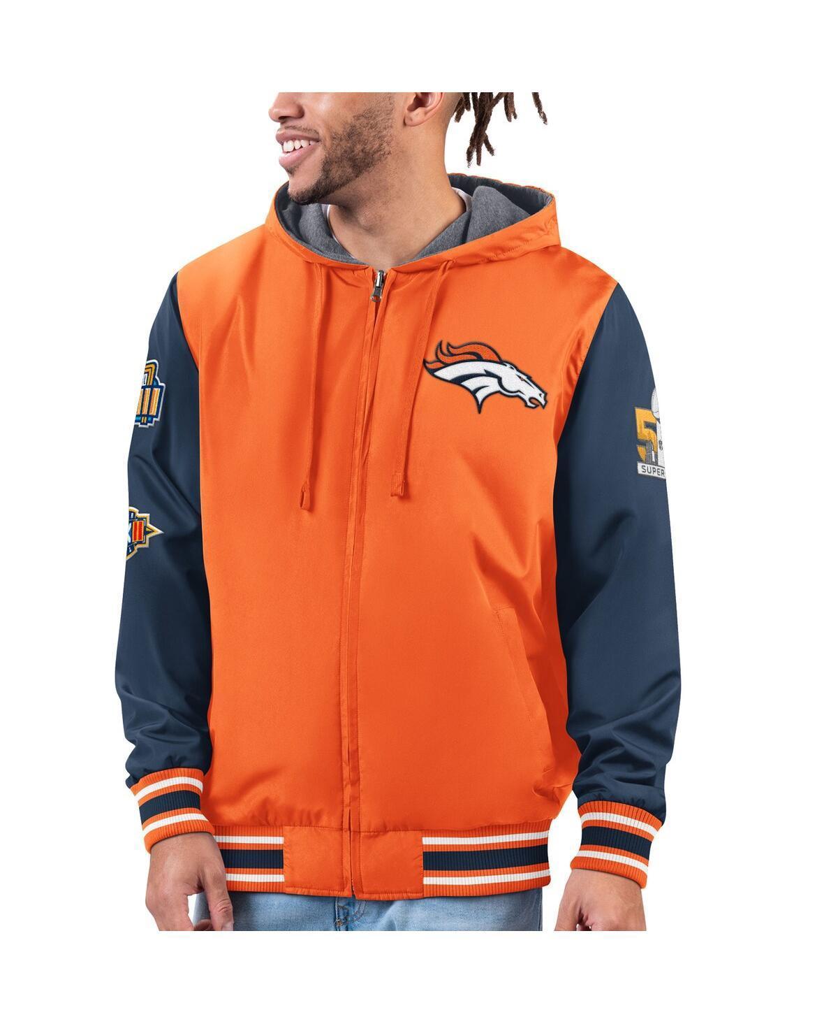 Mens G-iii Sports by Carl Banks Orange Denver Broncos Commemorative Reversible Full-Zip Jacket - Orange Product Image