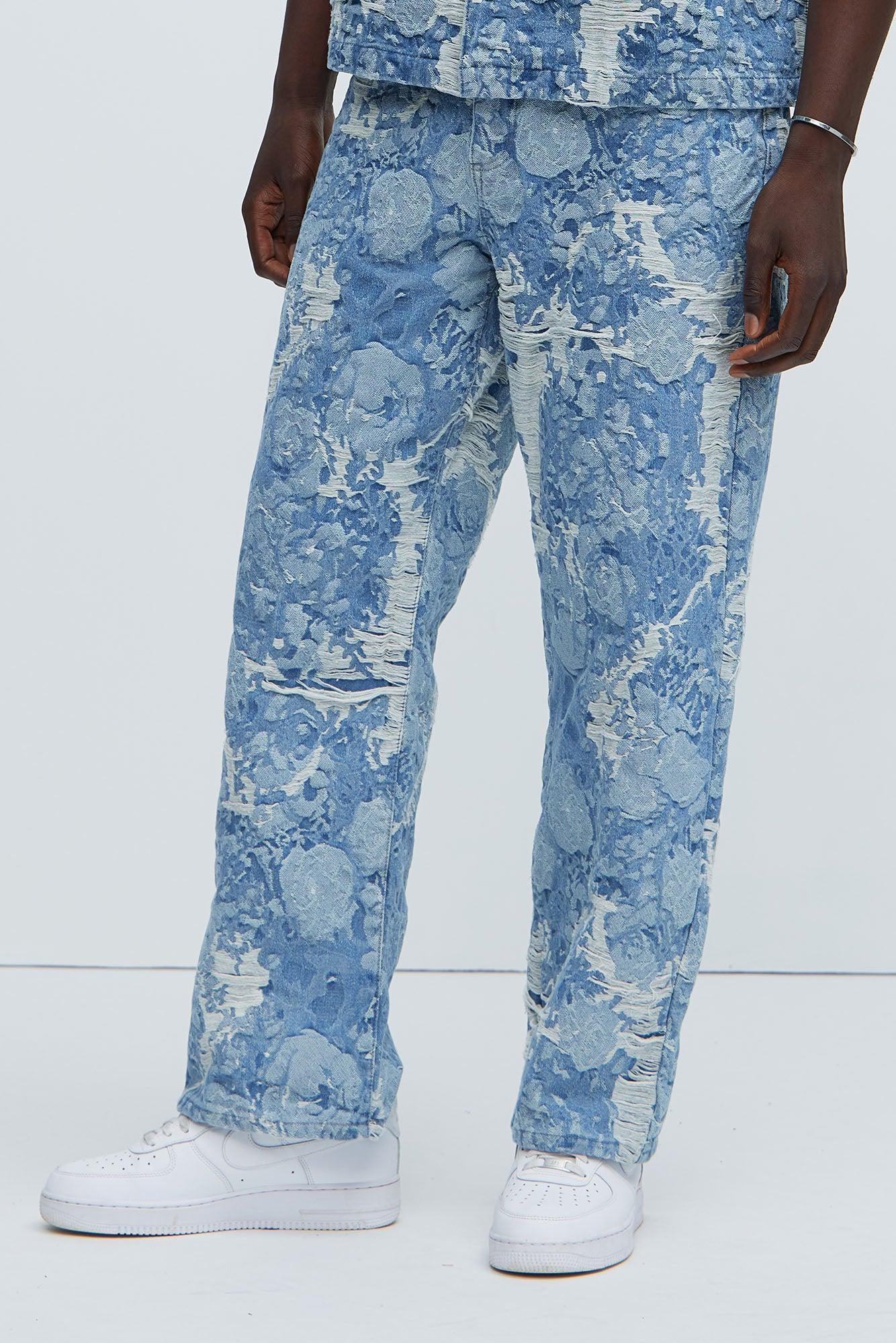 Inspired Straight Jeans - Light Wash Product Image