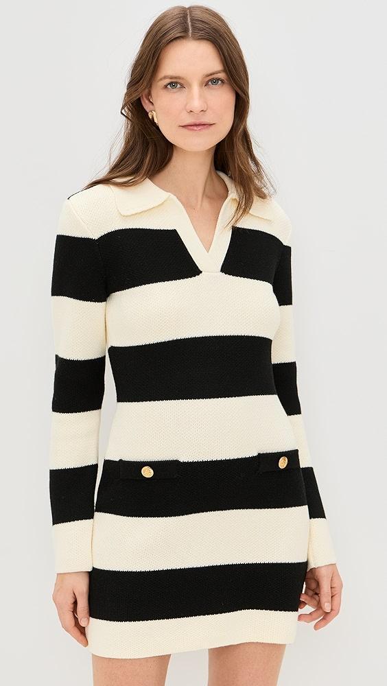 endless rose Striped Knit Mini Dress | Shopbop Product Image