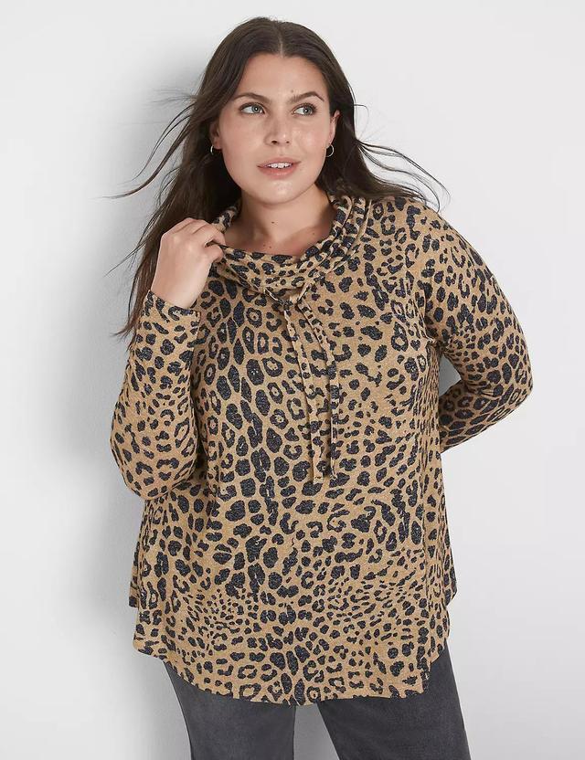 Classic Funnel-Neck Tunic Top Product Image