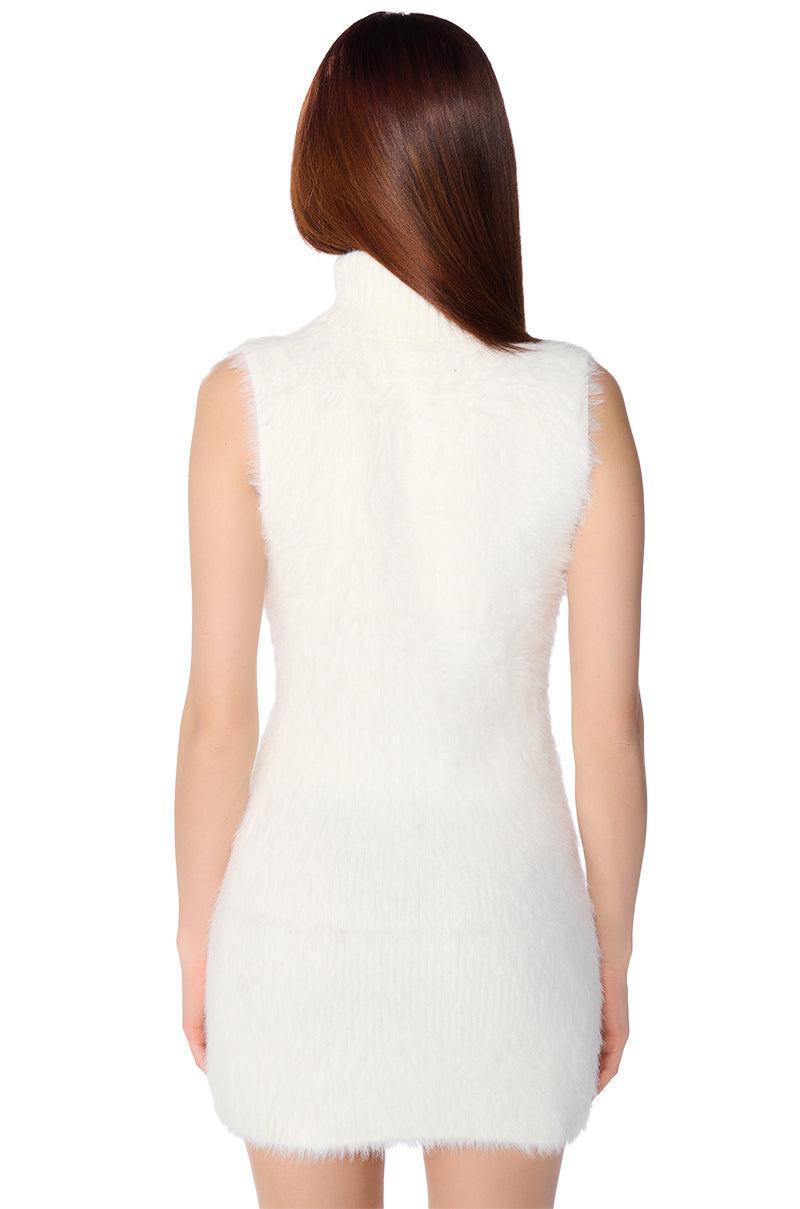 KYLIE FUZZY MINI DRESS Product Image