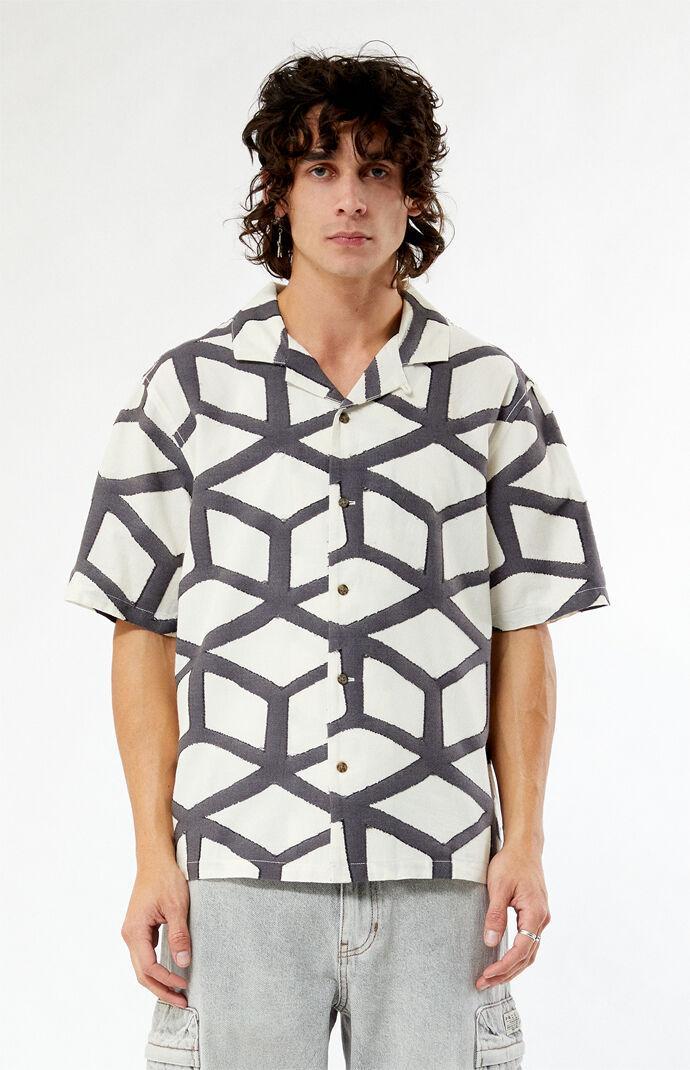 Men's Woven Oversized Camp Shirt Product Image