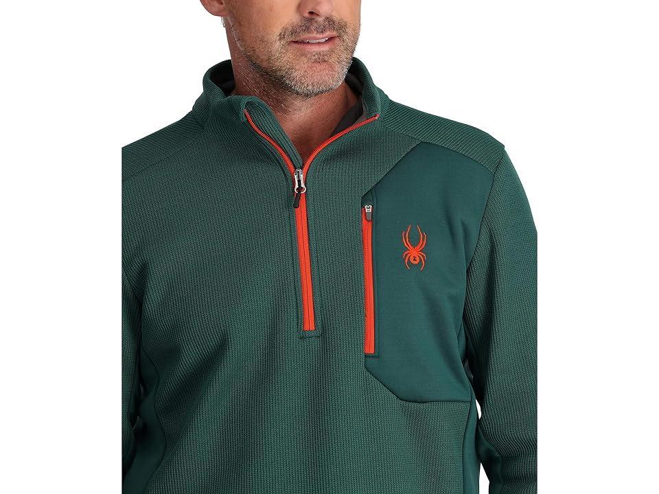 Spyder Bandit 1/2 Zip (Polar) Men's Clothing Product Image