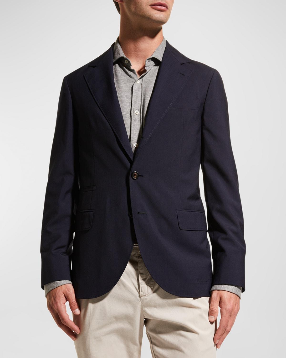 Mens Three-Button Travel Blazer Product Image