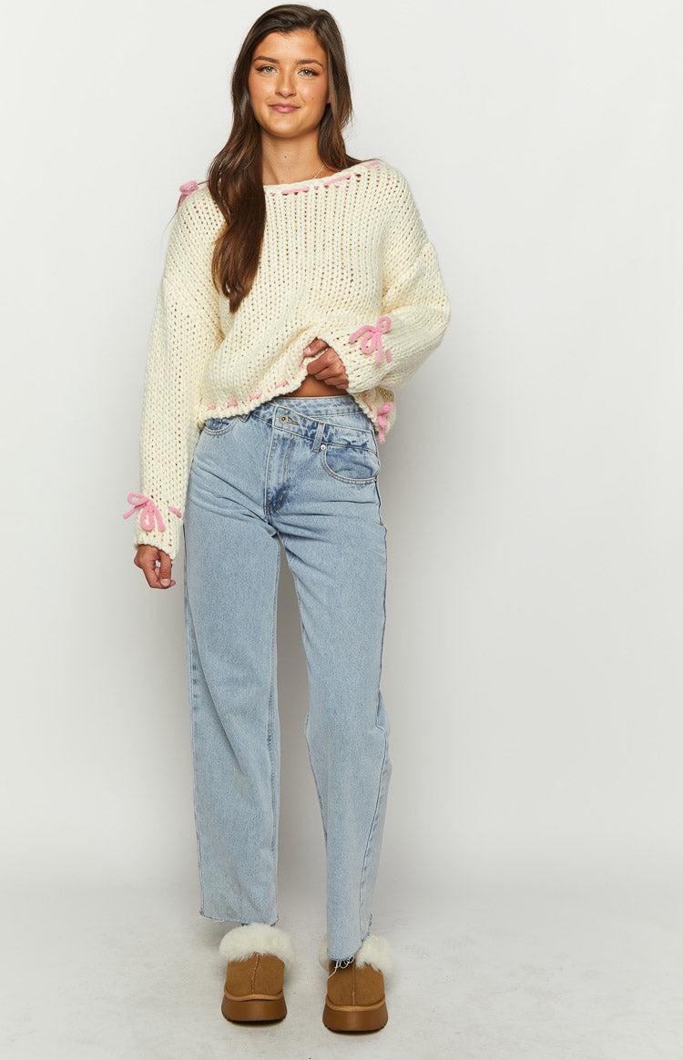 Bea Cream Sweater Product Image