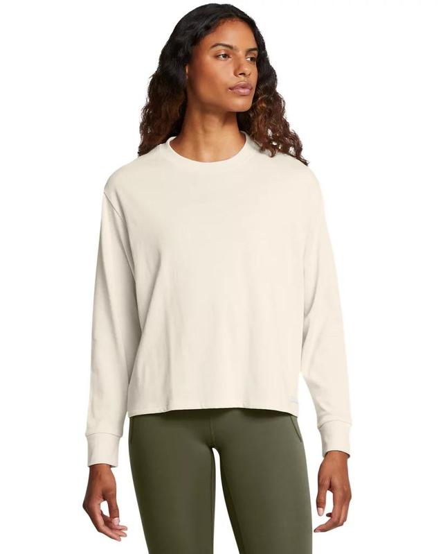 Women's UA Heavyweight Boxy Cropped Long Sleeve Product Image