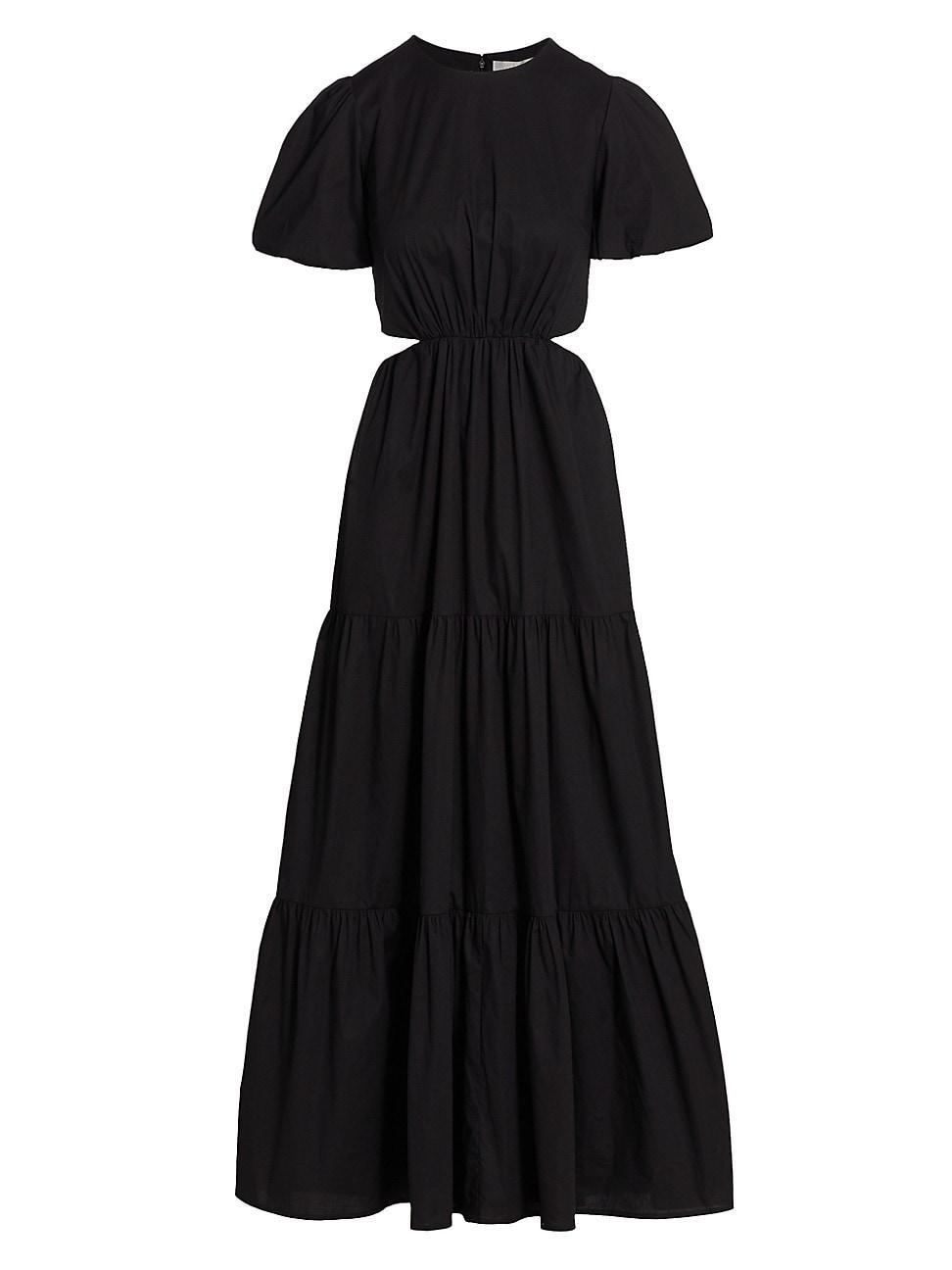 Womens Plaza Cut-out Tiered Maxi Dress Product Image