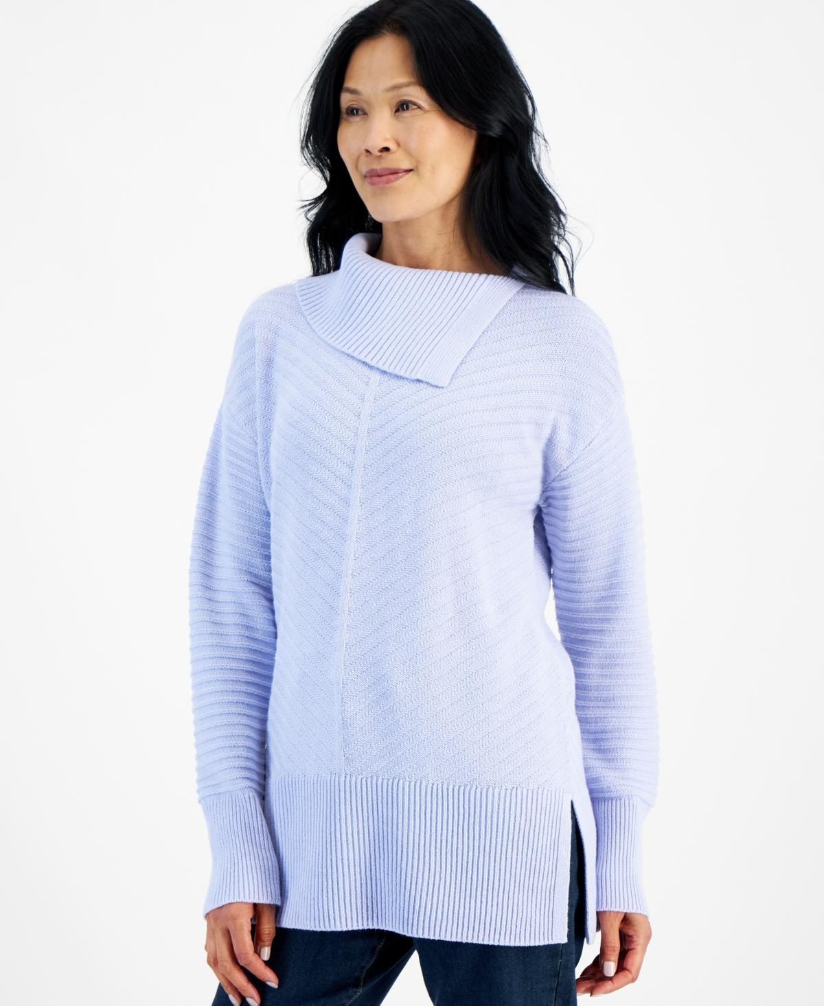 Style & Co Womens Envelope-Neck Tunic Sweater, Created for Macys Product Image