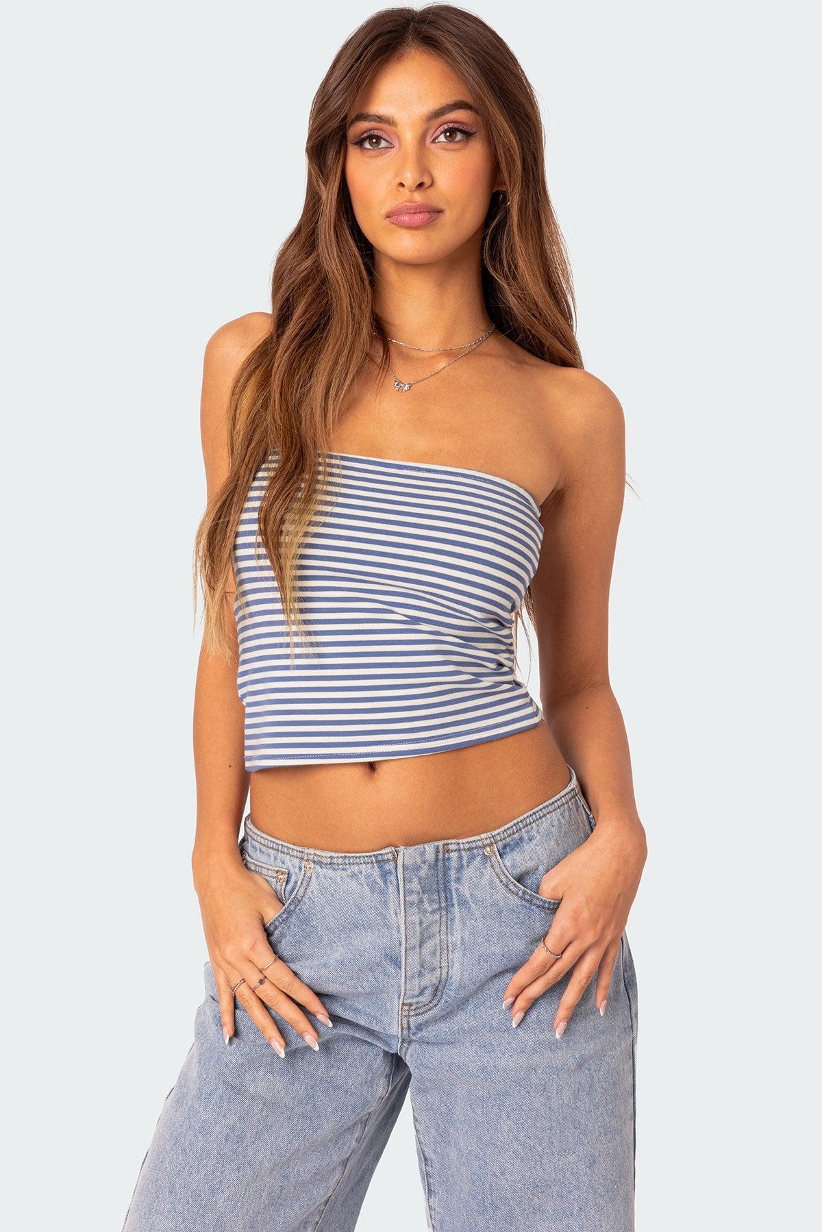 Lilah Striped Tube Top Product Image