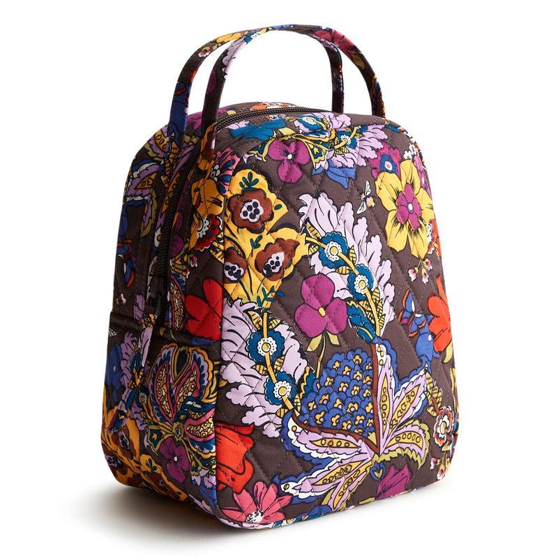 Vera Bradley Lunch Bag Women in Colorful Bouquet Brown/Purple Product Image