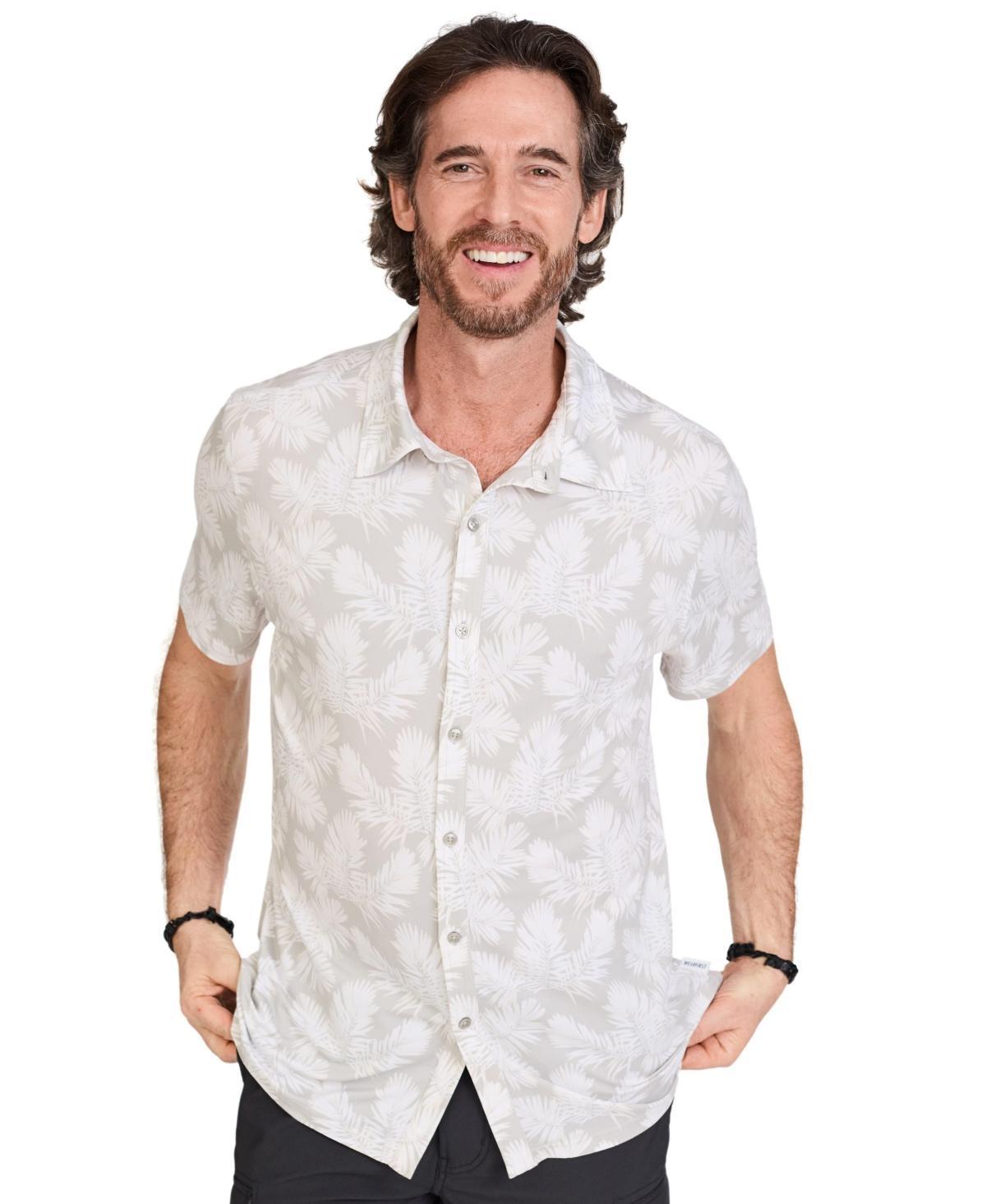 WearFirst Mens Palm Beach Short Sleeve Button Up Shirt Product Image